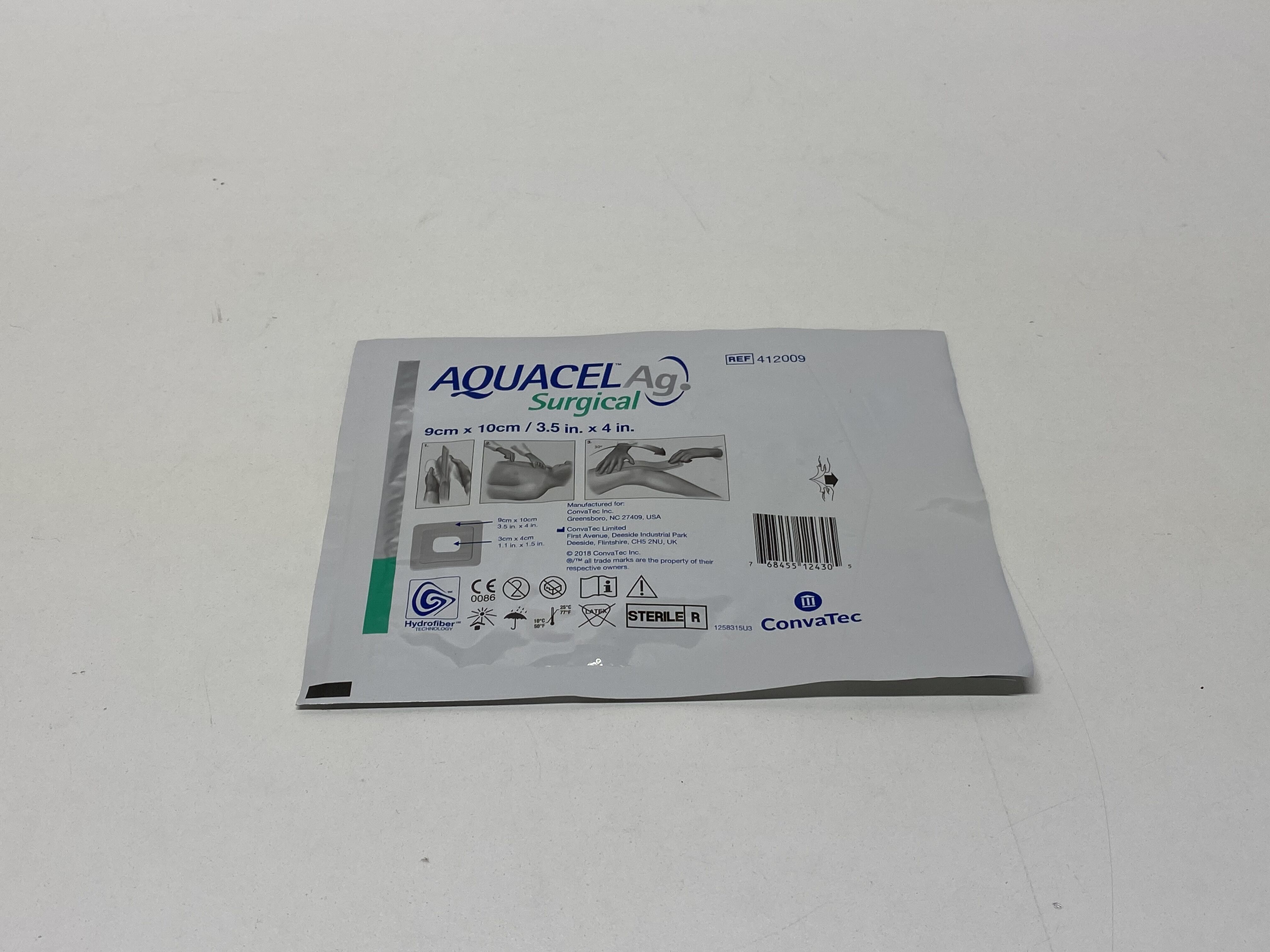 New CONVATEC Aquacel Ag. Surgical 412009 Exp. 03-2022 (A20) 412009 ...