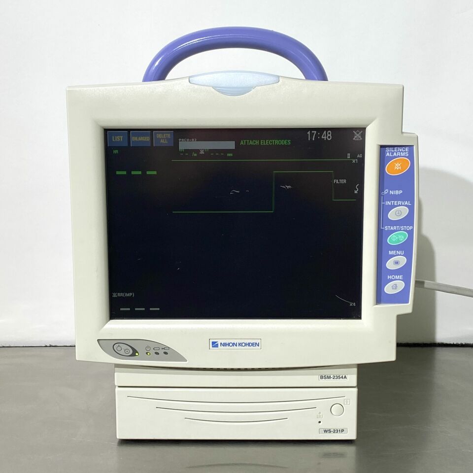 Used NIHON KOHDEN BSM-2354A Touch Screen Bedside Monitor with WS-231P ...