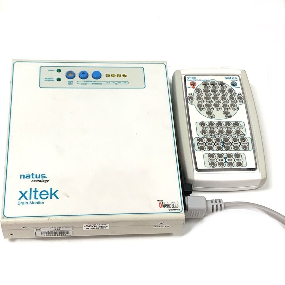 Used NATUS XLTEK Sleep/EEG Breakout Unit 012378 & XLTEK 10388 Brain ...