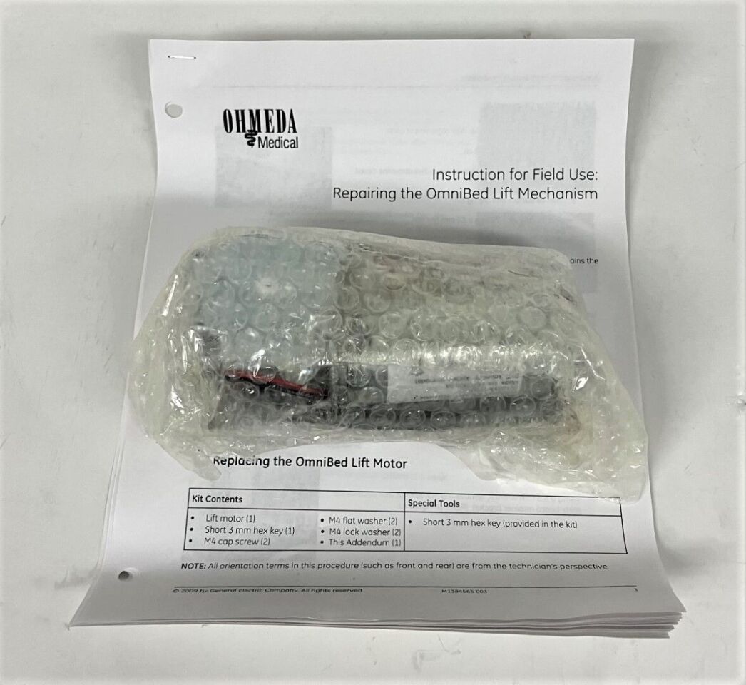New GE DATEX-OHMEDA M1189526 Giraffe OmniBed Lift Mechanism For Sale