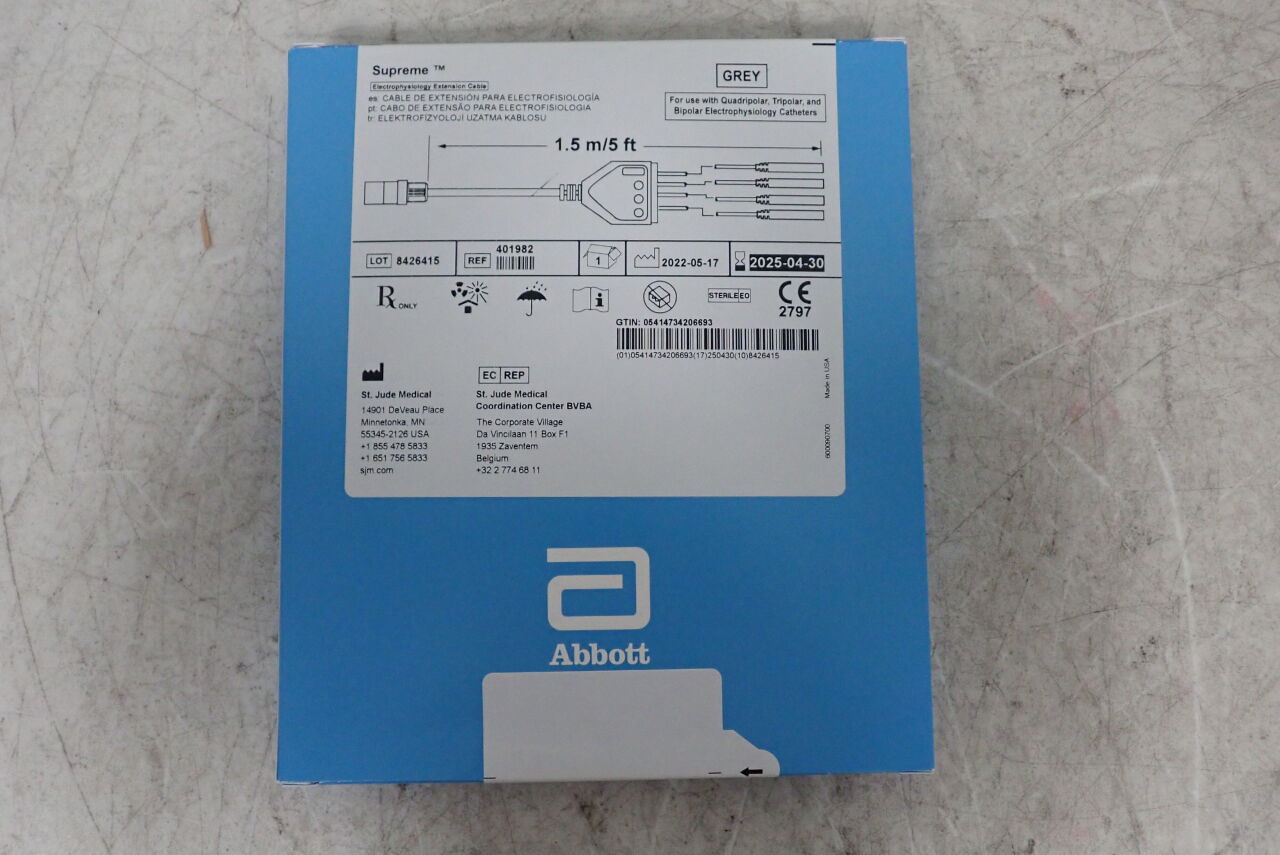 New ABBOTT 401982 Abbott St. Jude 401982 Supreme Electrophysiology ...