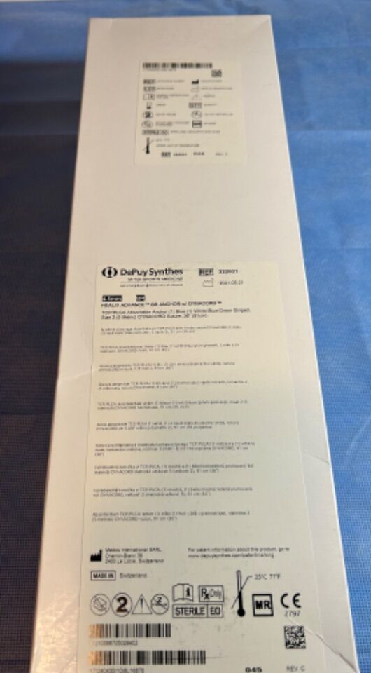 New DEPUY SYNTHES Mitek Sports Medicine ref 222001 exp 2024 Healix