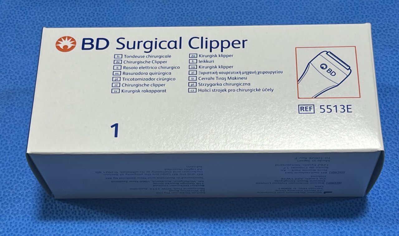 New BD 5513E CareFusion Rechargeable Surgical Clipper Disposables