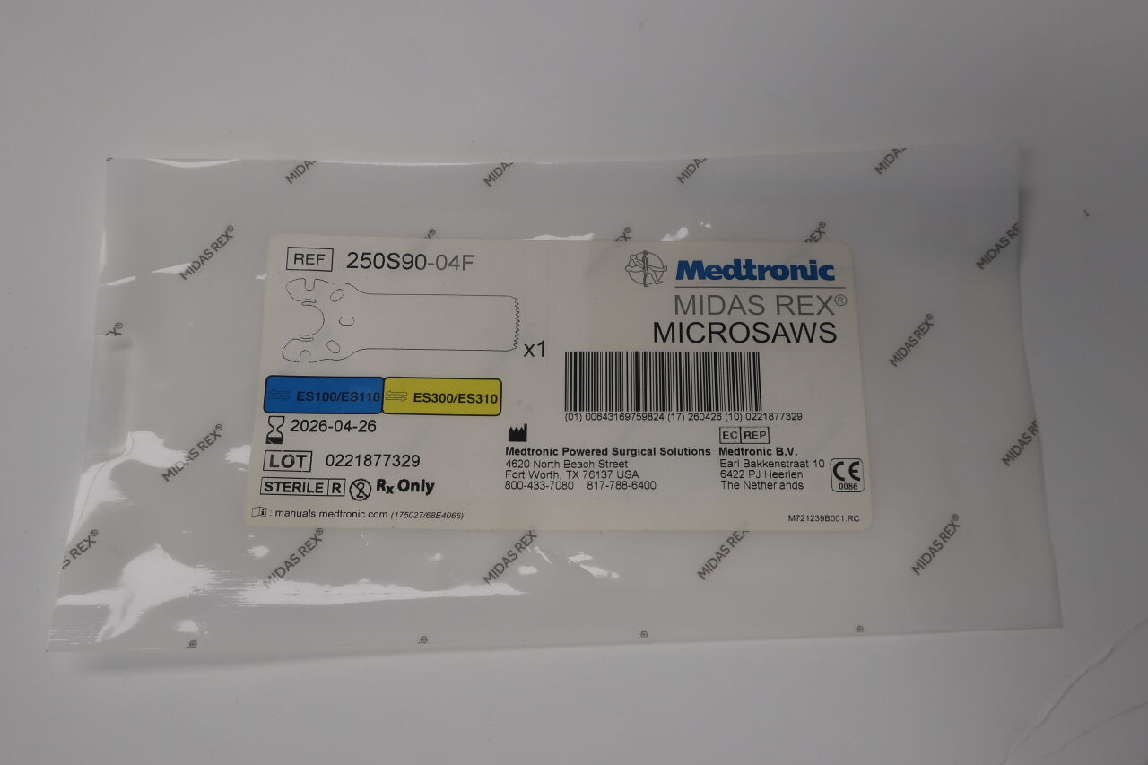 New MEDTRONIC 250S90-04F BLADE SO 25X9MM FN Disposables - General For ...