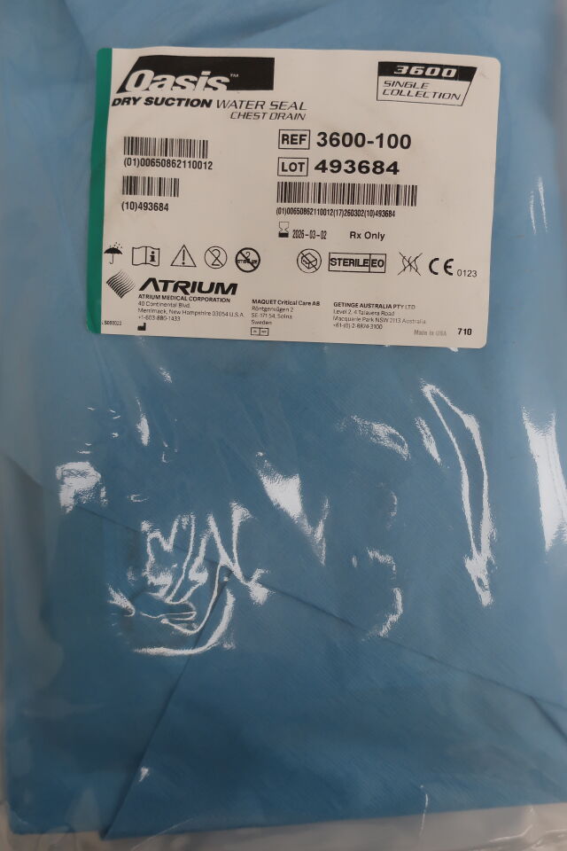 New ATRIUM 3600100 OASIS DRAIN, SINGLE, INLINE & ATS COMPATIBLE