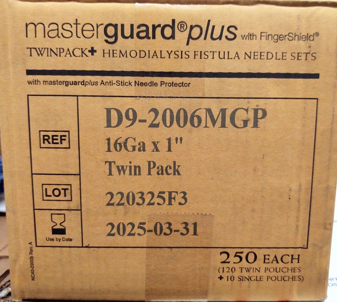 New Fresenius Masterguard Plus W Fingershield D9 2006mgp Twinpack
