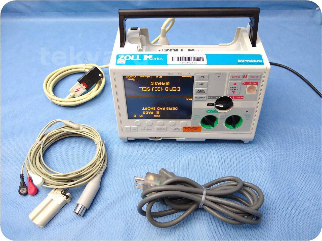 Used ZOLL M Series Biphasic 200 Joules Max Defibrillator For Sale