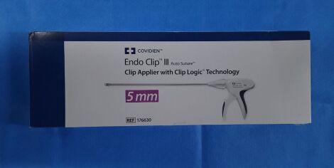 New COVIDIEN Endo Clip III Clip Applier with Clip Logic 5mm
