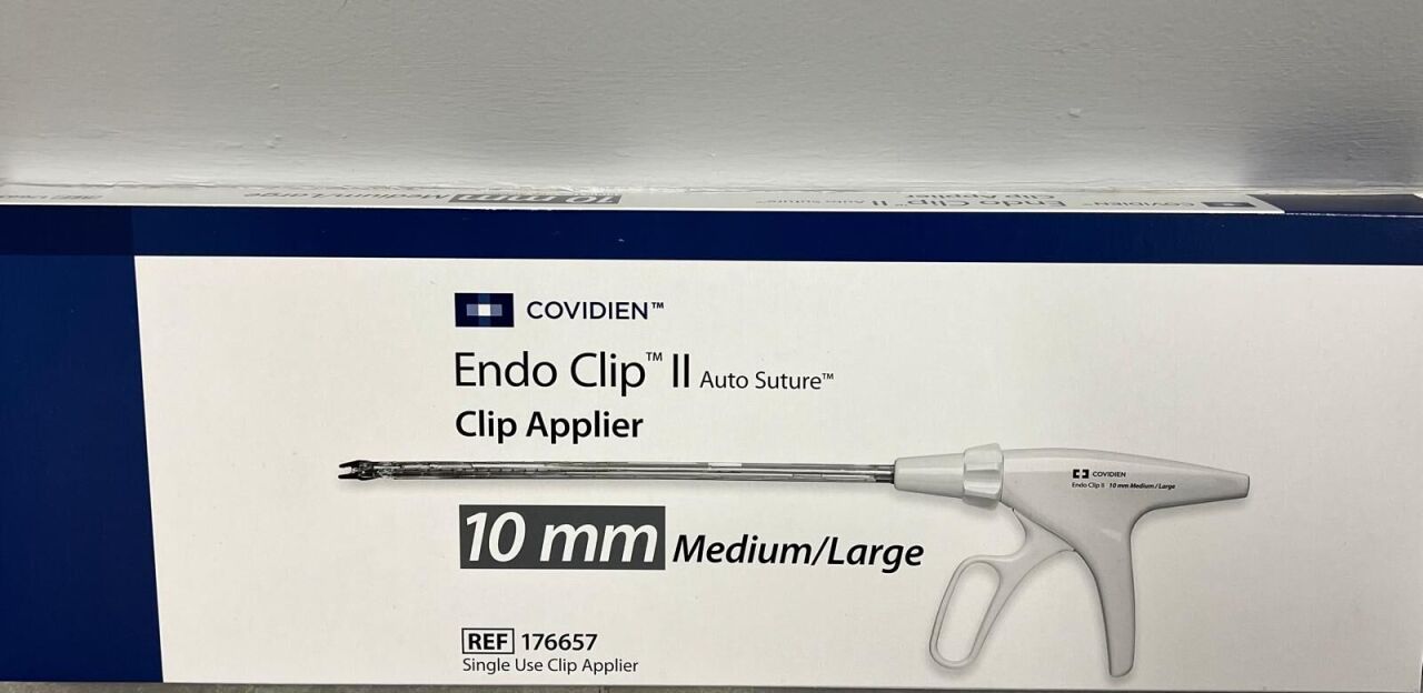 New COVIDIEN 176657 MEDTRONIC ENDO CLIP II ML 10MM CLIP APPLIER. EACH ...