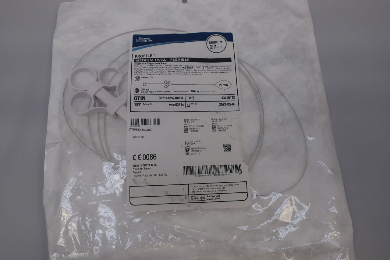 New Boston Scientific 6257 Profile Single-use Polypectomy Snare 