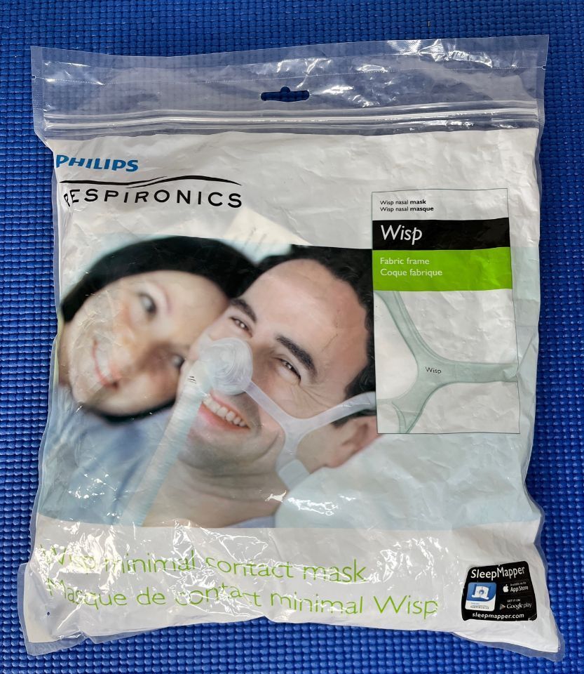 Used PHILIPS/RESPIRONICS Wisp Fabric Frame With Headgear 1094051 CPAP ...