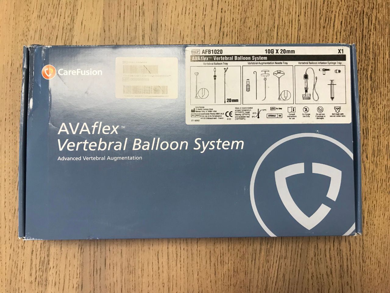 New CAREFUSION AFB1020 AVAflex Vertebral Balloon System, Advanced ...