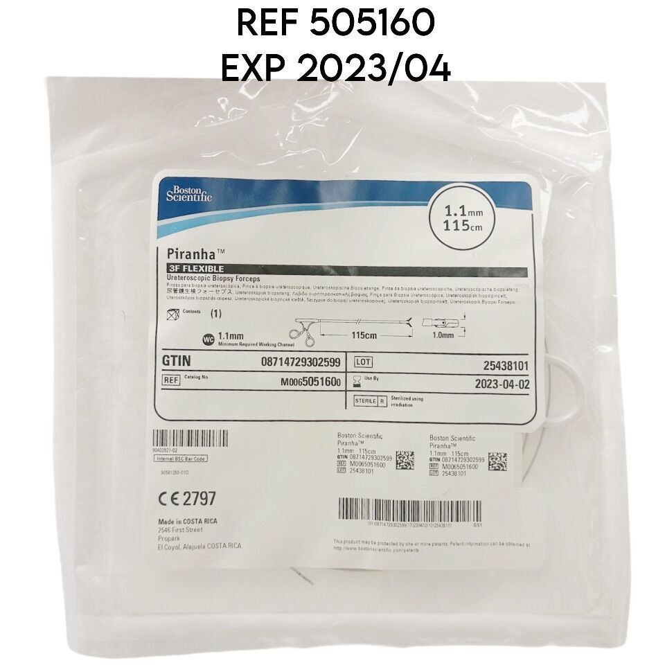 New BOSTON SCIENTIFIC REF 505160 Piranha 3F FLEXIBLE Ureteroscopic