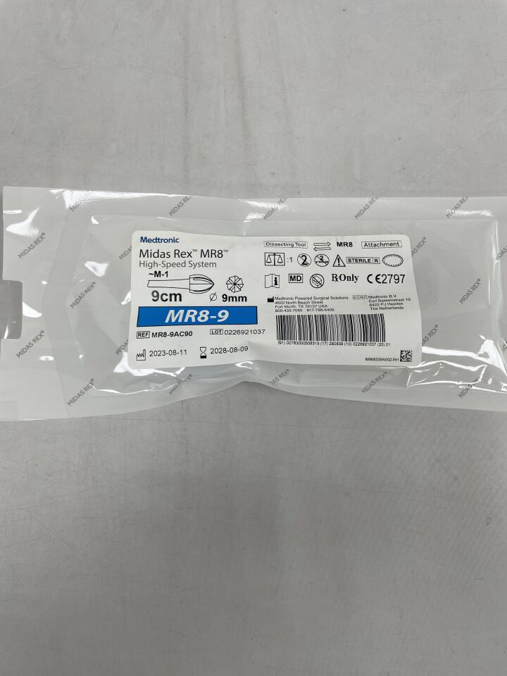 New MEDTRONIC MR8-9AC90 Midas Rex TOOL MR8 9CM ACORN 9MM Disposables ...