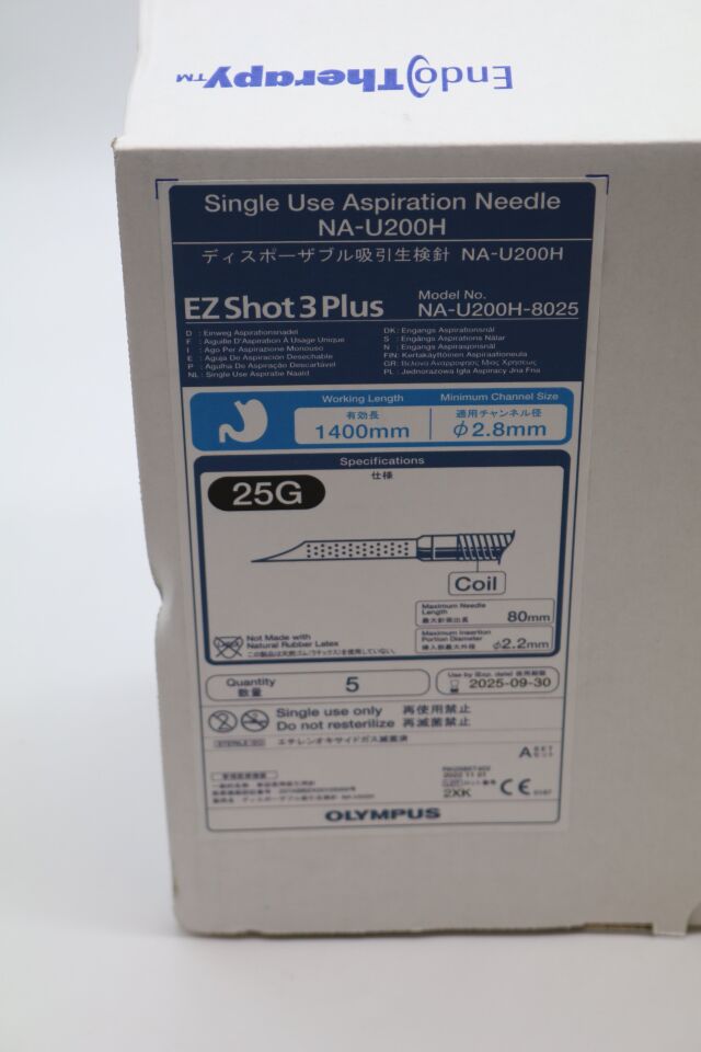 New OLYMPUS NA-U200H-8025 Single Use Aspiration Needle Box of 5 ...