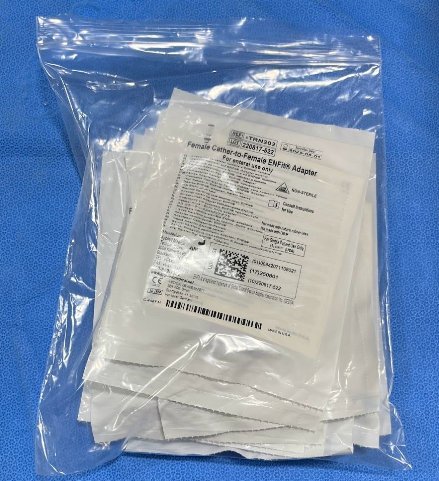 New AMT TRN202 Female Catheter-to-Female ENFit Adapter (Lot of 10 ...