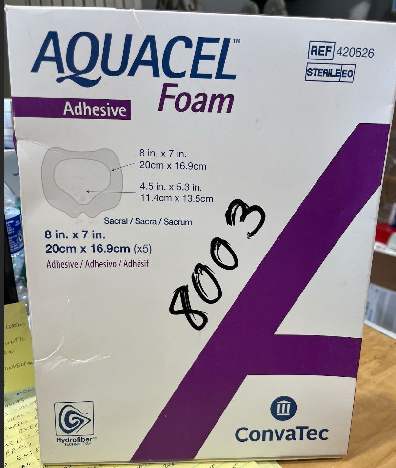 New CONVATEC 420626 ConvaTec 420626 Aquacel adhesive foam 8