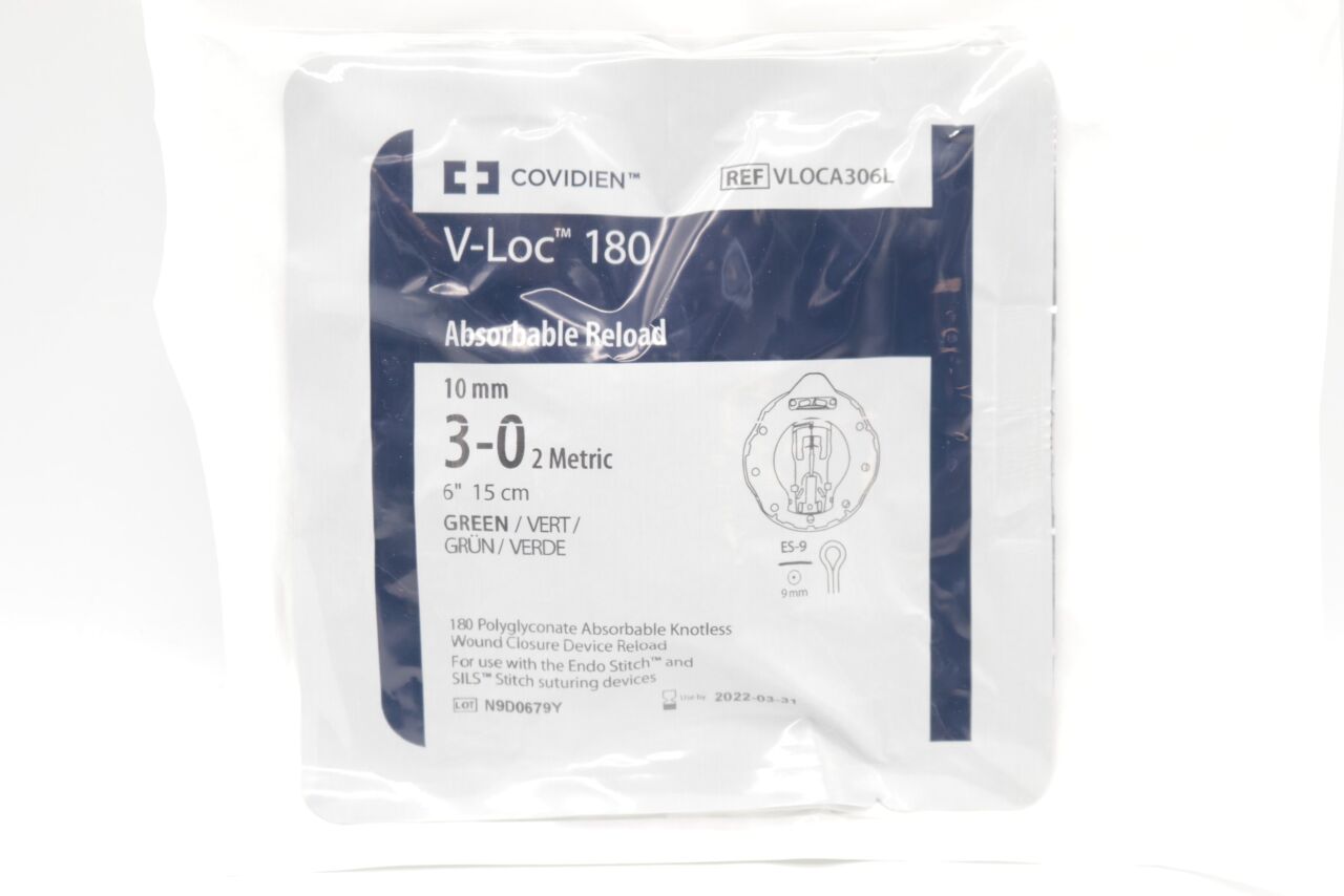 New COVIDIEN VLOCA306L V-Loc 180 Polyglyconate Absorbable Knotless ...