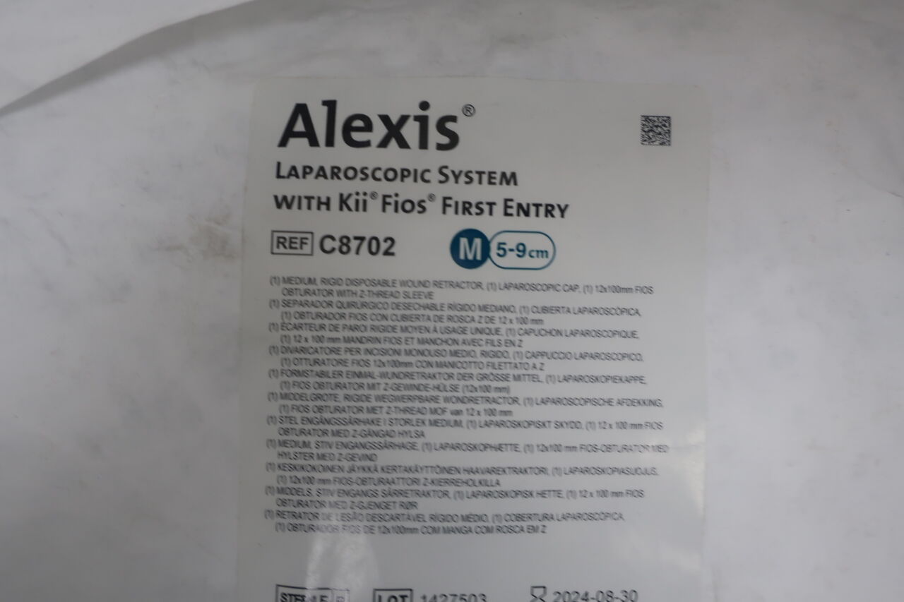 New APPLIED MEDICAL C8702 ALEXIS LAPAROSCOPIC SYSTEM WITH KII FIOS ...