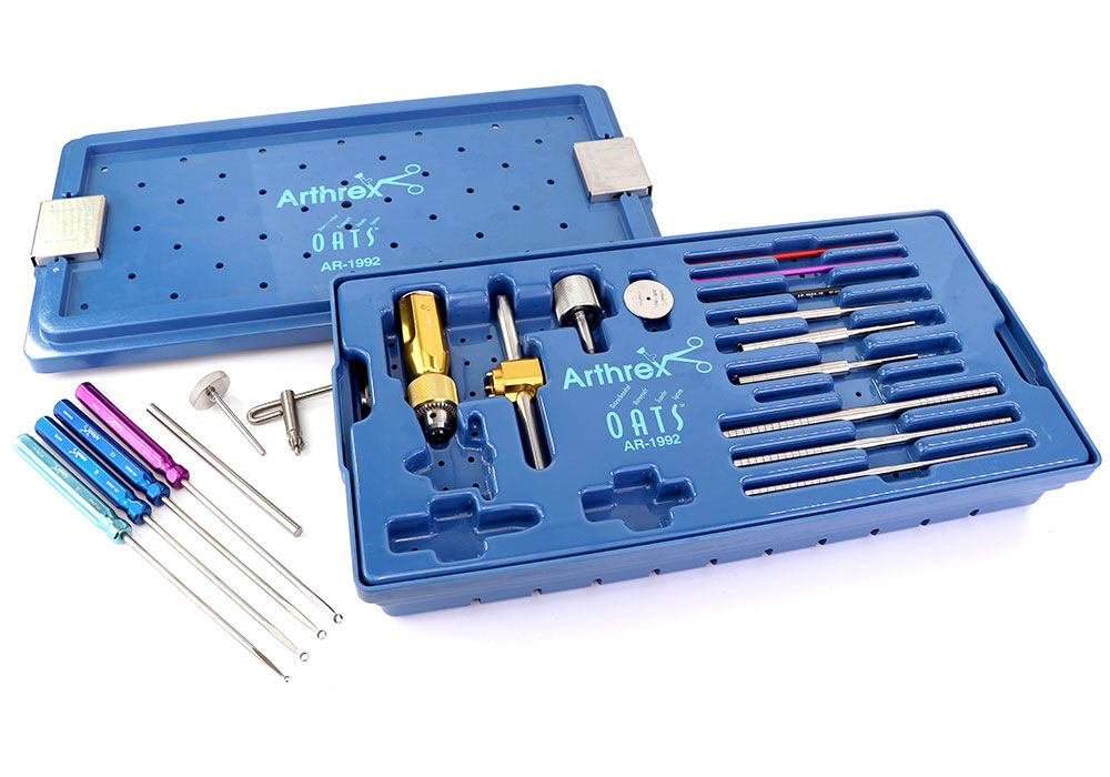 Used ARTHREX (-OATS-Instrument-Set) OATS Osteochondral Autograft ...