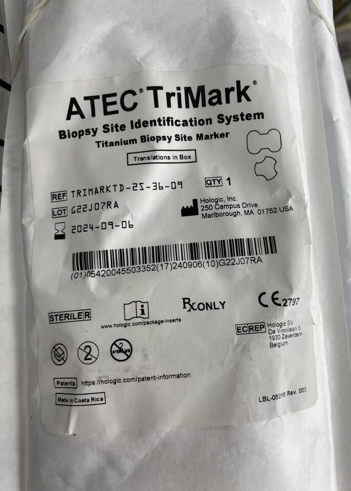 New HOLOGIC TRIMARKTD-2S-3609 ATEC TriMark Biopsy Site Marker ...