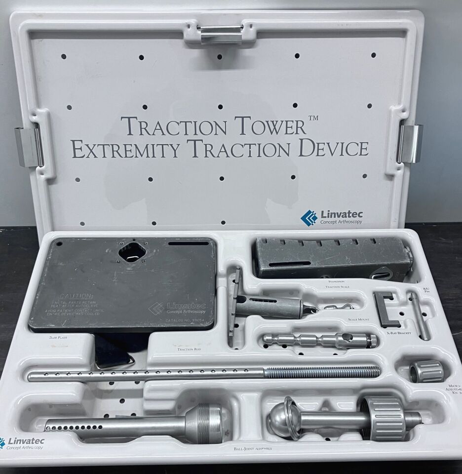 Used CONMED LINVATEC Traction Tower Extremity Traction Device O/R ...