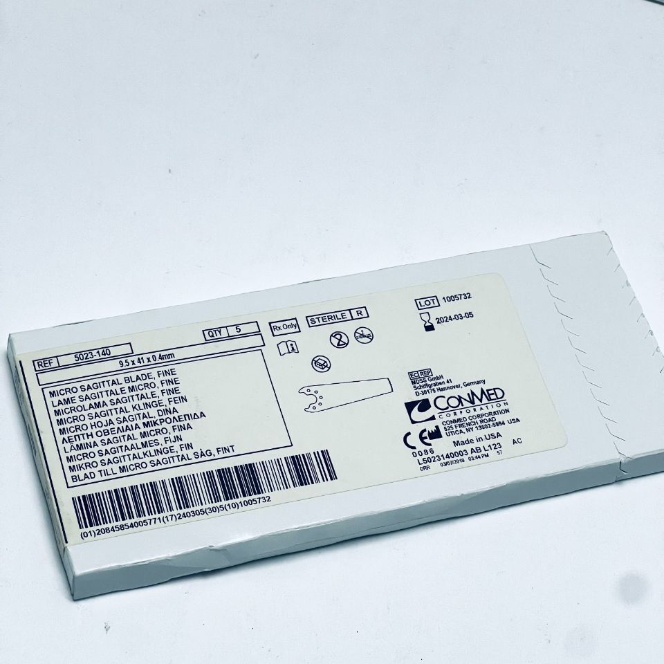 New CONMED 5023-140 Micro Sagittal Blade Fine Disposables - General For ...