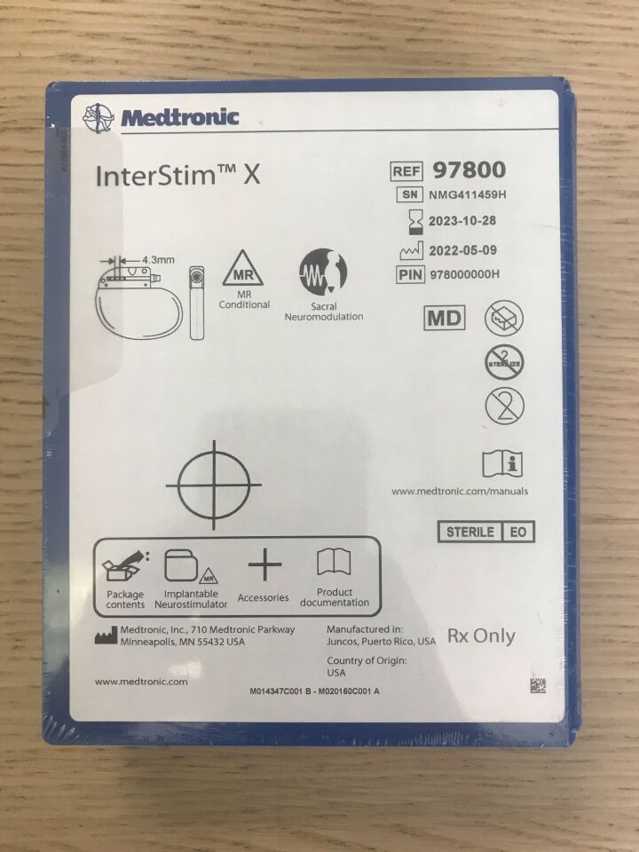 New MEDTRONIC 97800 InterStim X Implantable Neurostimulator (X ...