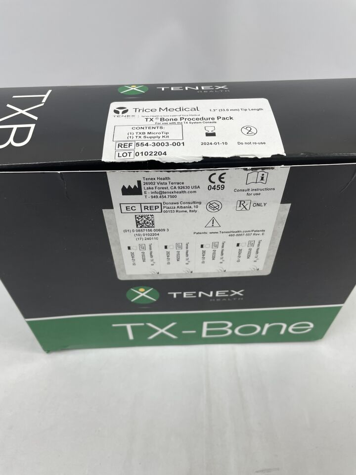 New TENEX 554-3003-001 TX BONE PROCEDURE PACK, 1.3