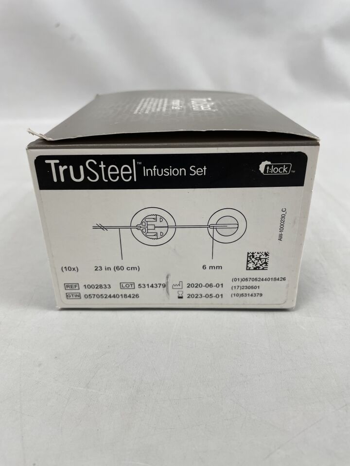 New TANDEM MEDICAL 1002833 TruSteel Infusion Set, 60cm x 6mm ...