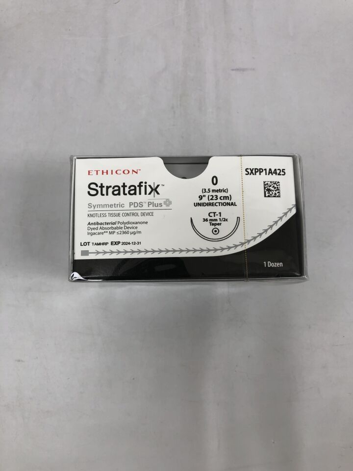 New ETHICON SXPP1A425 Stratafix Symmetric PDS, CT-1 Dyed Absorbable ...