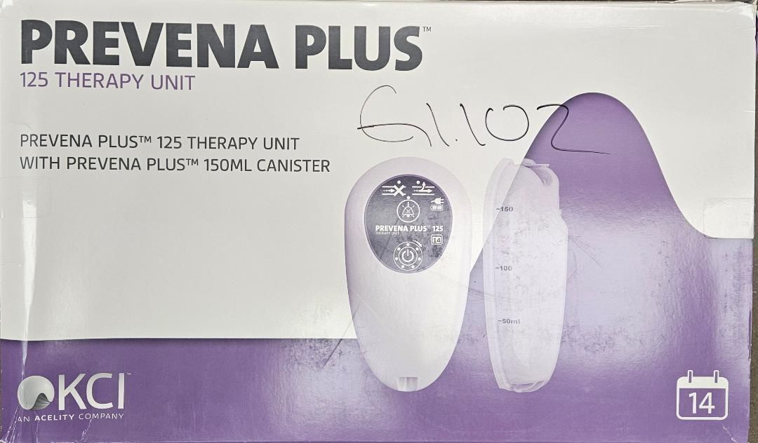 New KCI PREVENA PLUS PRE4010 125 TYHERAPY UNIT WITH PREVENA PLUS 150 ML ...