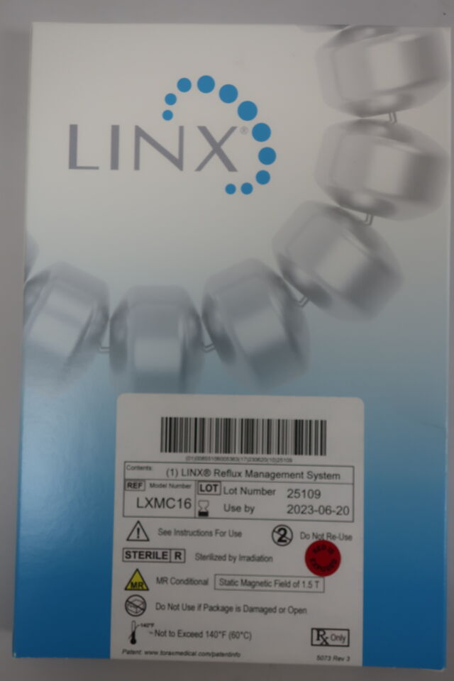 New TORAX LXMC16 LINX Reflux Management Device, Titanium, 16 Beads ...