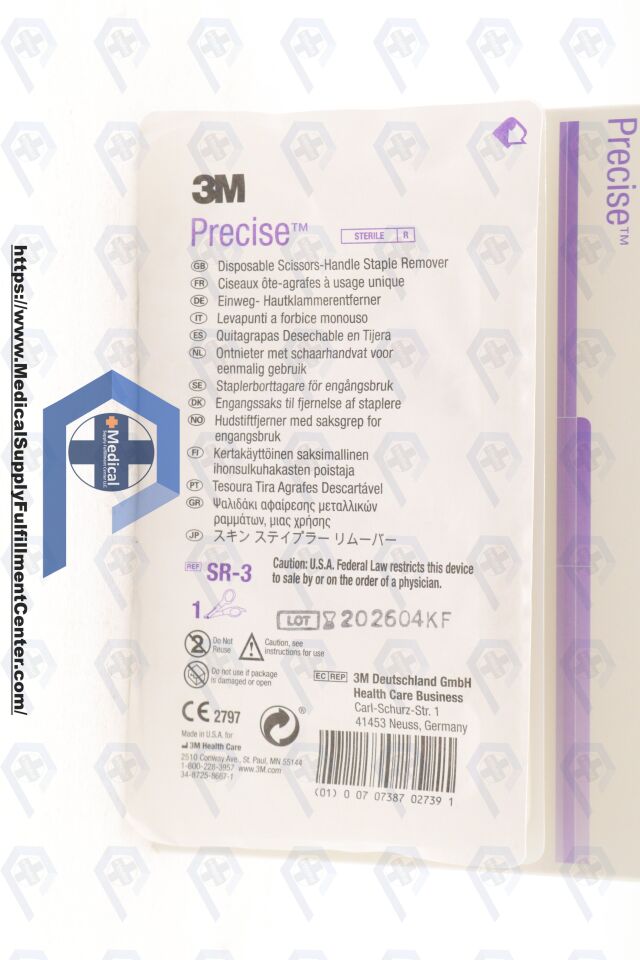 New 3M SR-3 | | EACHES | Precise Scissors Style Disposable Skin Staple ...