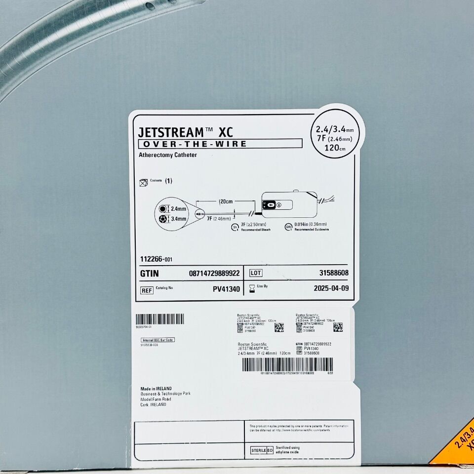 New BOSTON SCIENTIFIC REF PV41340 JETSTREAM™ XC OVER-THE -WIRE